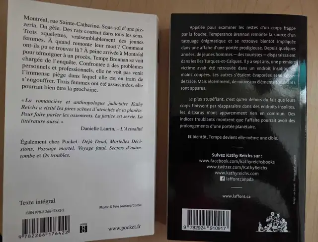 Romans de Kathy Reichs in Other in Laval / North Shore - Image 3