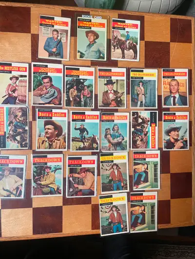 22 WANTED DEAD OR ALIVE COWBOY WESTERN COLLECTOR CARDS VINTAGE, View more
