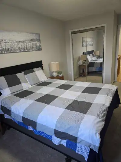Fully furnished Master Bedroom on top floor available from Oct. 1st. for 2 girls to move in. $500 pe...
