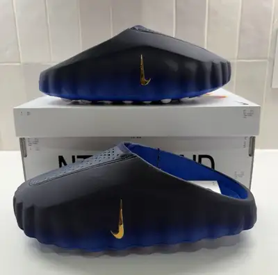 Nike Mind 001 Slide Blacken Blue Metallic Copper, View more