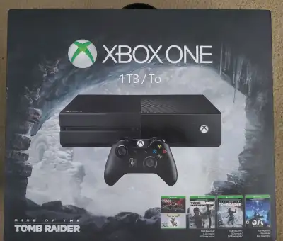 XBOX ONE (used) + games, View more