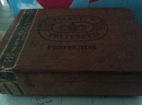 Tucker’s preferred cigar box