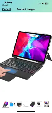 iPad Pro 11 Inch 2020/2018 keyboard Case.  Touchpad - Trackpad- 