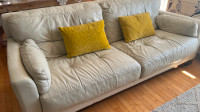 Italian luxury leather sofa