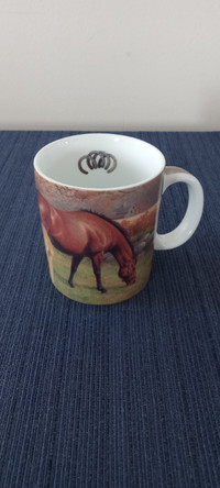 Set of 3 matching mugs and a horse mug - Mother's Day gifts