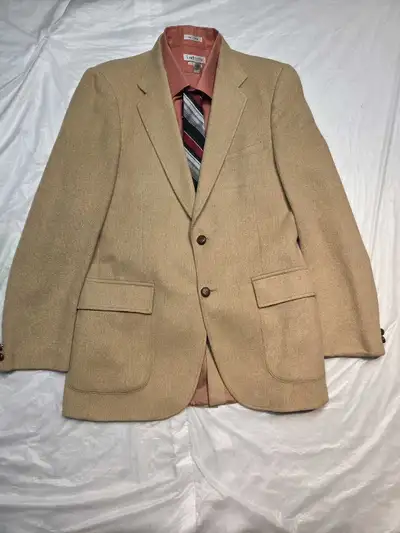 Maxwell Shop Blazer Sport Coat Men 39 Camel Hair England, View more