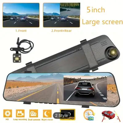 I'm selling a new Vehicle Blackbox DVR Front/Rear dash cam, which records in full HD 1080P. It inclu...