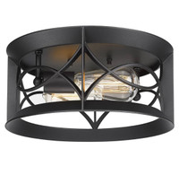 Darkaway Light Fixtures Ceiling Mount Industrial Matte Black