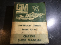 1969 Chevrolet Truck 10-60 Shop Manual Canada Van Suburban C10