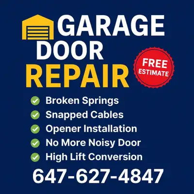 garage door spring repair same day!, View more