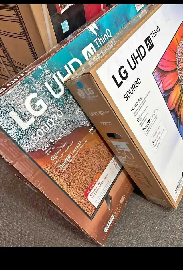 LG 50UQ70 4K TV in TVs in City of Montréal - Image 2