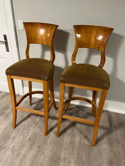 Solid maple bar stools, View more