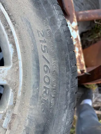 Full set off 2005 Pontiac G5. 50% tread 780-307-1294