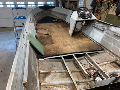 HI I Repair aluminum boat transoms and floors on all brands. If you notice blisters on the transom p...