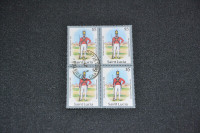 Stamps: St. Lucia 1980 High Value Defns block of 4. Scott 760.