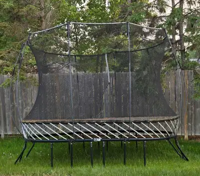 Get ready for some bouncy fun with this Springfree Trampoline! This trampoline has seen some action,...