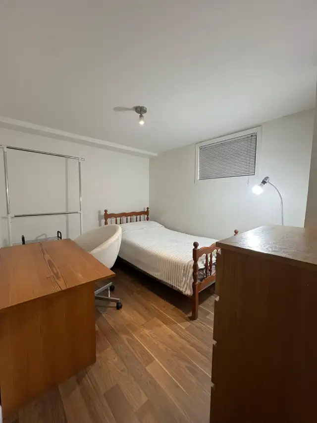 Small Furnished BSMT Bedroom, ALL Incl. Avail. Feb or Mar