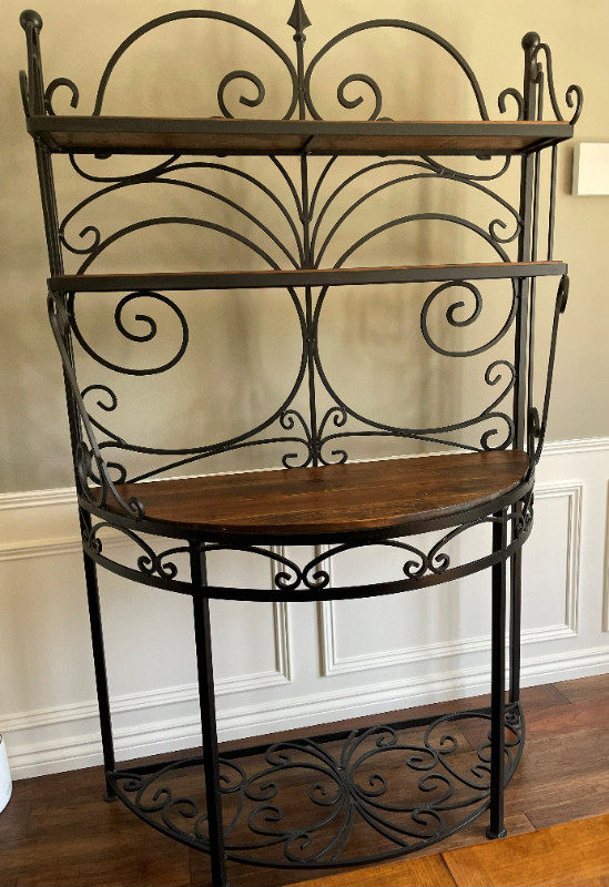 Wrought Iron Baker's Rack in Hutches & Display Cabinets in Kitchener / Waterloo