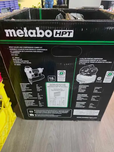 Brand New Metabo HPT (Hitachi) Professional Brad Nailer , View more