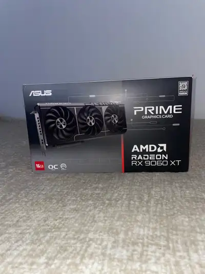 ASUS RX 9060 XT 16GB GPU – Brand New Sealed, View more
