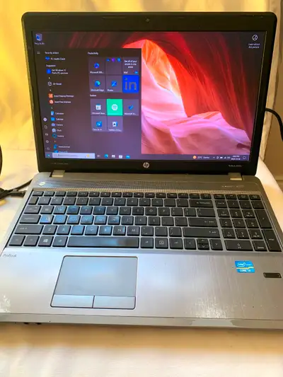 Silver 15.6" HP ProBook 4540s laptop Win 10Pro 8GB RAM 164GB SS, View more