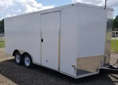 Looking for a 14 to 20 foot enclosed trailer to haul side by side let me know what you have for sale