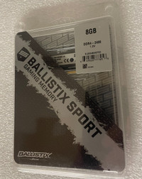 Ballistix Sport 8GB 2400MHz DDR4 laptop memory FOR SALE