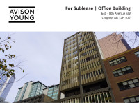 Office Space for Sublease in Downtown Calgary