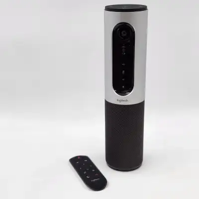 HD 1080p video and 360-degree sound meet portability and affordability with the all-in-one Logitech...