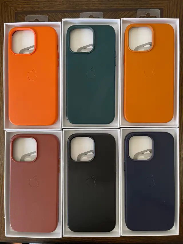 Iphone 14 pro max/14 pro /14/14 plus leather magsafe cases new in Cell Phone Accessories in Oakville / Halton Region - Image 4