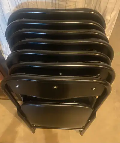 Folding chairs almost new, all are for $55