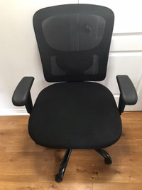 Assembled Wide Seat Swivel Lumbar Support Chair with Armrest