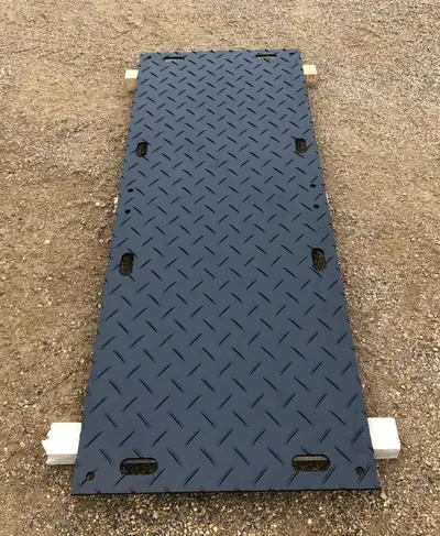 We have a limited supply of our premium new 3' x 8' x 1/2" ground mats on sale for the next 2 weeks....