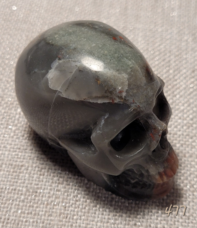 Mini Crâne Skullis de 1½" agate naturelle Mini Skull. dans Art et objets de collection  à Laval/Rive Nord - Image 3