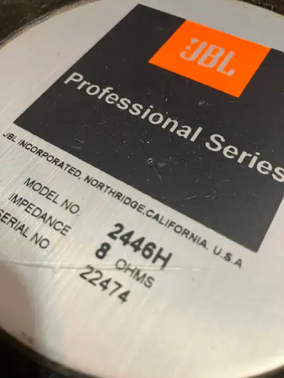 JBL horns+Drivers 2446h, View more