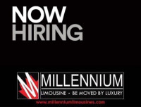 NOW HIRING - Professional Drivers for Millennium Limousines