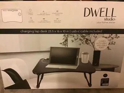  Lap/Bed Tray with charging ports  New in Box , View more