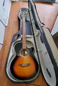Guitare electro-acoustique Takamine EG-250BCE avec sac Tric
