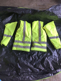 Hi vis winter safety gear