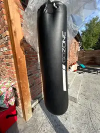 Heavy bag with gloves 
