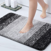 Microfiber premium bath mat, shaggy soft and absorbent, NEW