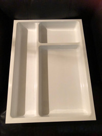  Like new hard plastic cutlery or junk drawer tray