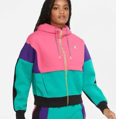 Jordan Air hooded fleece sweatshirt, View more