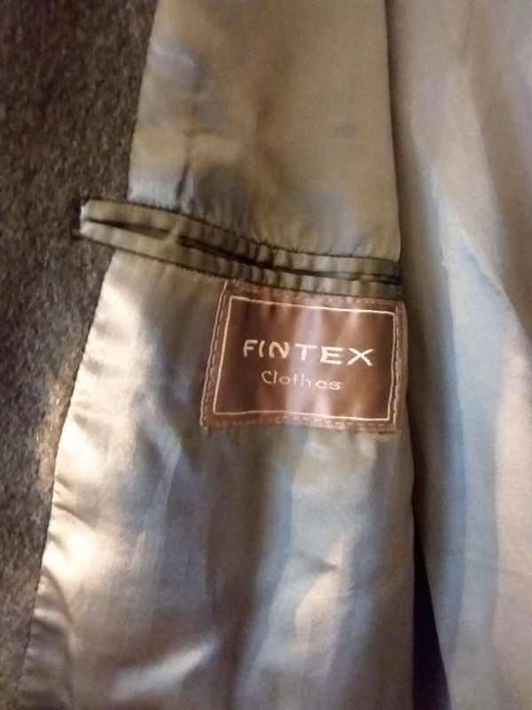 Grey mens cashmere coat. Size small.  Fix to lining in Men's in Dartmouth - Image 2