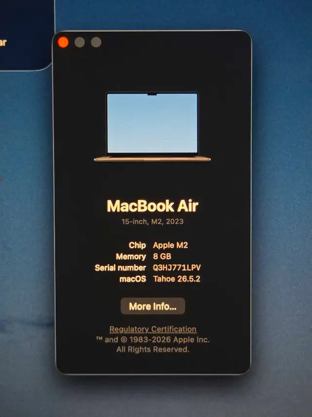 15" MacBook Air M2 in Laptops in Saskatoon - Image 4