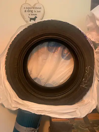 Set of four winter tires for sale (off rim)