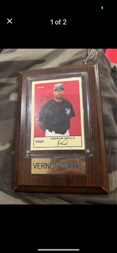Vernon Wells Blue Jays Fleer  Auto, View more
