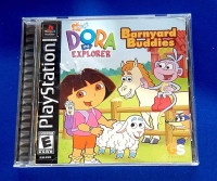 PS1 Dora the Explorer - Barnyard Buddies video game