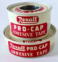 Antiquité 1950 Collection. Pro-Cap Adhésive tape. REXALL