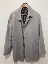 Sondergaard men’s grey cotton spring coat Size 44
